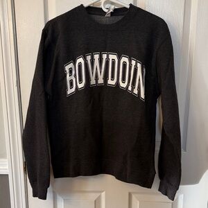Bowdoin College crew neck sweatshirt